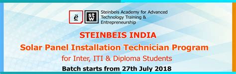 Solar Technician Training Program With Job Guarantee - Secunderabad ...