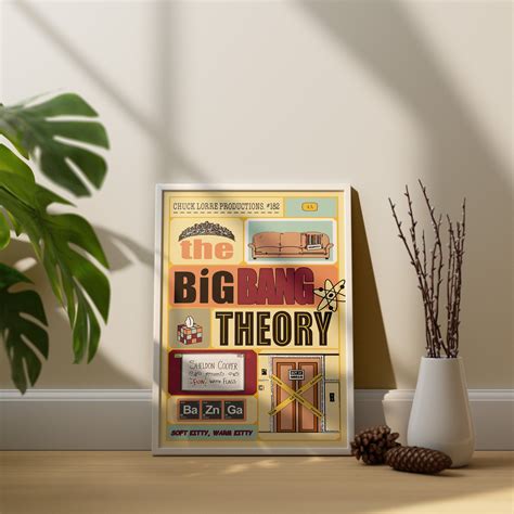 The Big Bang Theory Poster Sitcom Poster TV Series Poster - Etsy