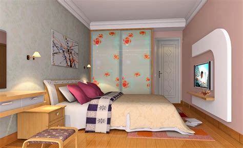 3D bedroom models.