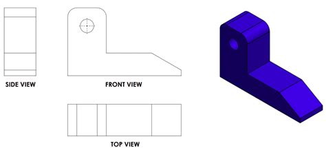 First Angle Projection in Engineering Drawings | MECHHEART