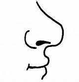 Coloring Nose Pages Clipart Color Printable Clip Kids Dibujo Parts Kid  sketch template