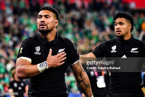 Ardie SAVEA of New Zealand after the Rugby World Cup 2023 quarter ...