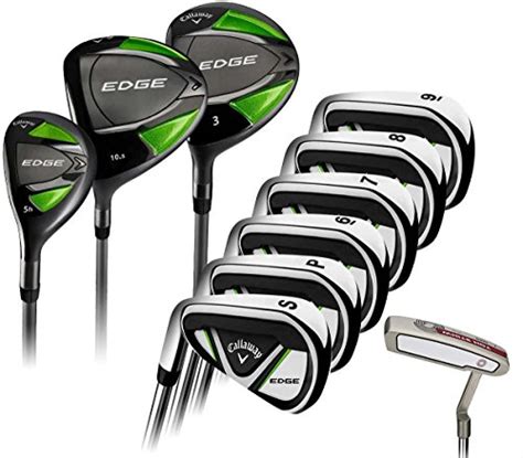 Callaway Edge 10-Piece Golf Club Complete Set, Left Handed