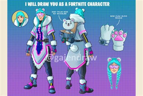 Draw you as a fortnite character in 2d character design by Gajendraw ...