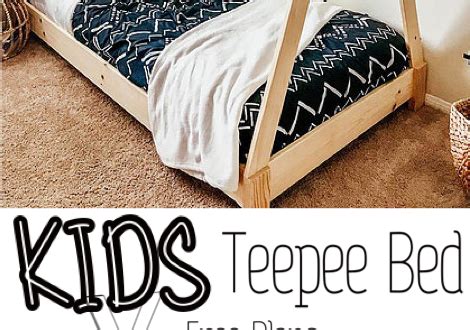 DIY Kids Teepee Bed – dekorationcity.com