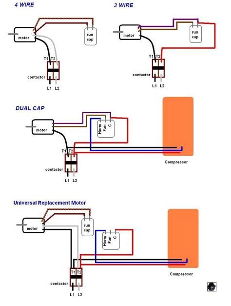 Ac Condenser Capacitor Wiring Diagram