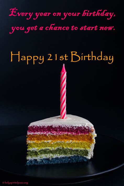 21st Birthday Quotes - Short, Inspirational Sayings on 21st Birthday