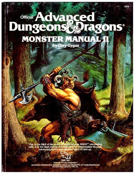 Advanced Dungeons and Dragons: Monster Manual II | Advanced dungeons ...