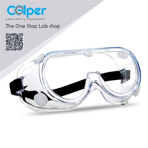 Clear Safety Goggles with Adjustable Strap - Colper Educational Equipment