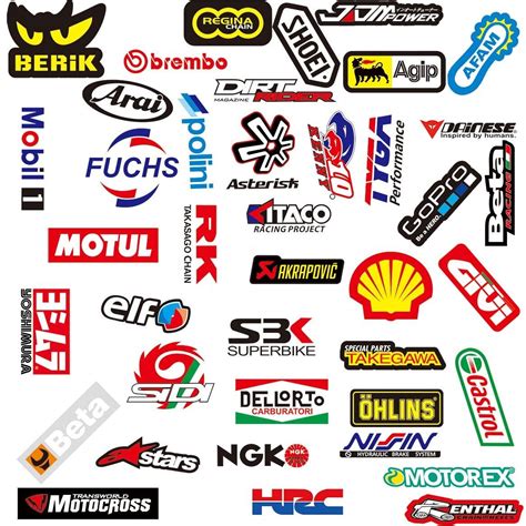 Car Racing Logo Stickers