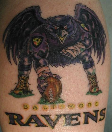 Baltimore Ravens Tattoo | Raven logo, Ravens fan, Ravens football