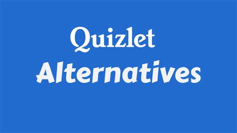 10 Best sites like Quizlet