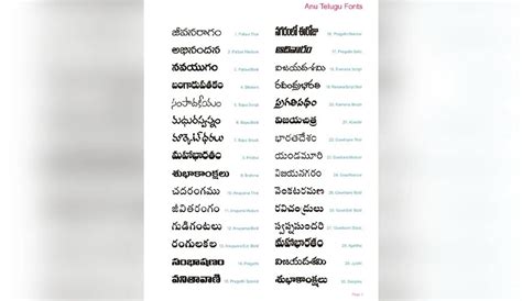 Anu Telugu Fonts Download (Latest 2024) - FileCR