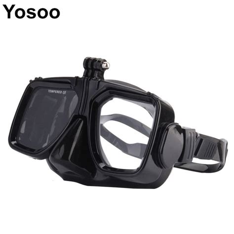 Diving Equipment Camera Mount Diving Mask Scuba Snorkel Swimming Goggles For GoPro Hero 2 3 3+ 4 ...