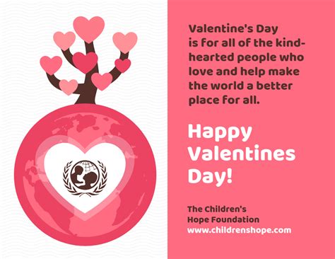 Nonprofit Charity Valentine's Day Card - Venngage