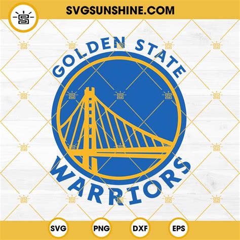 Golden State Warriors Logo SVG PNG DXF EPS Cricut File Silhouette