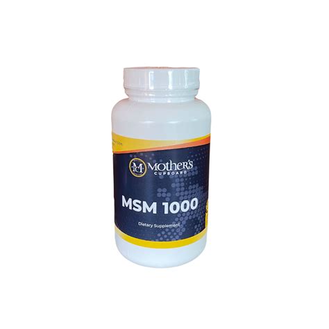 MSM, 1000 Caps – Mother's Cupboard Nutrition