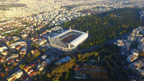 Νέο Γήπεδο ΑΕΚ ''Αγία Σοφία'' (11-1-2020)|Aerial Footage of AEK's New Stadium Agia Sofia - YouTube