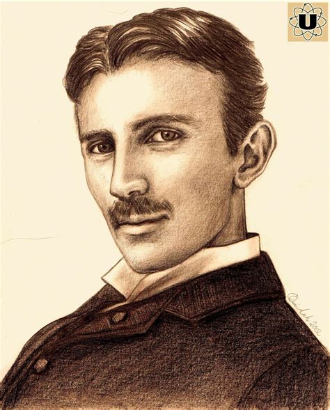 Nikola Tesla - Pencil Portrait by JessicaStarstuff by JessicaStarstuff on DeviantArt
