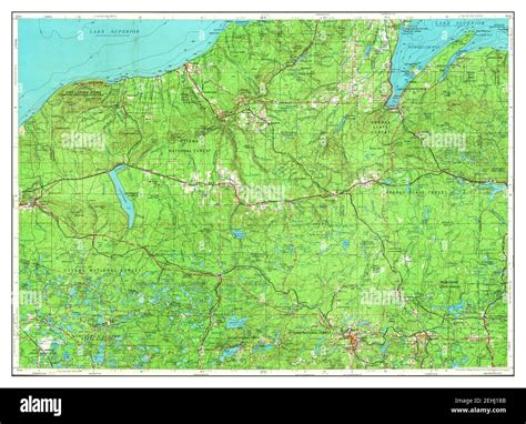 Iron River, Michigan, map 1967, 1:250000, United States of America by ...