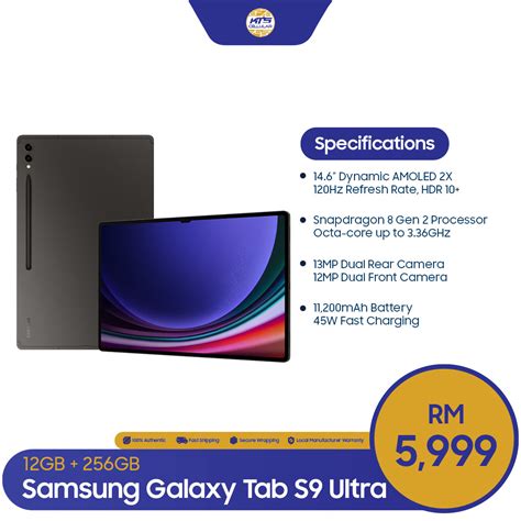 Samsung Galaxy Tab S9 Ultra Price In Malaysia & Specs - KTS