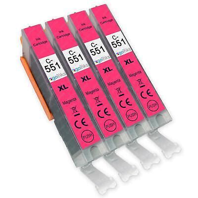 4 Magenta Ink Cartridges for Canon PIXMA iP7200 iX6850 MG5650 MG6650 MX725 | eBay