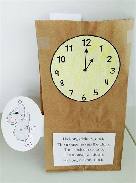 Hickory Dickory Dock Clock #clock #dickory #Dock #hickory | Nursery ...