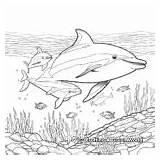 Dolphin Coloring Pages  Free & Printable sketch template