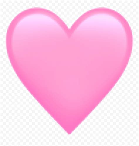 Download Pink Heart Emoji Transparent Background | Pxpng