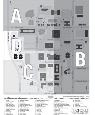 Map - Nicholls State University