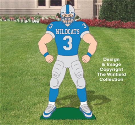 Football Player Wood Pattern, All Yard & Garden Projects: The Winfield Collection