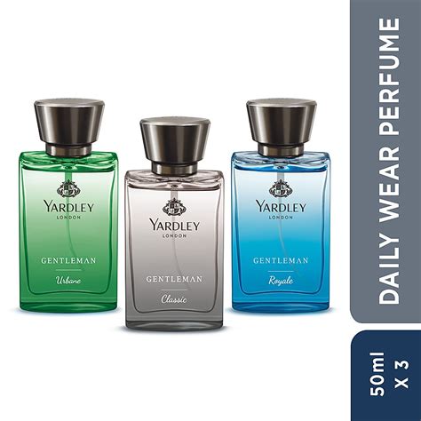 Yardley Gentleman Perfume combo -50ml x 3 Pack of 3