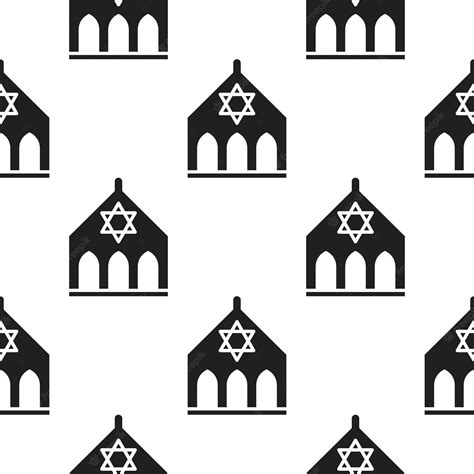 Premium Vector | Synagogue icon illustration