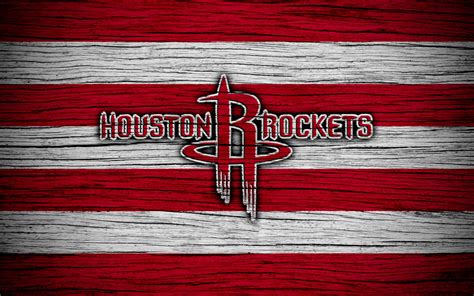 Download Logo Basketball NBA Houston Rockets Sports 4k Ultra HD Wallpaper