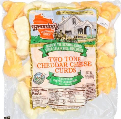 Henning's Wisconsin Cheese Two Tone Cheddar Cheese Curds, 10 oz - Pick ...