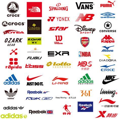 Tennis clothing brand Logos