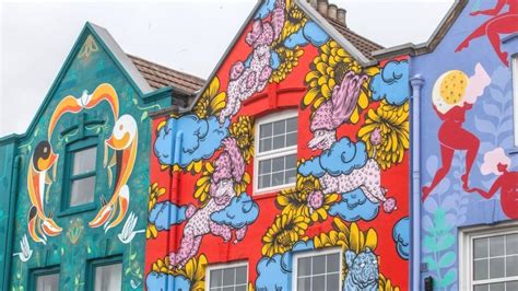 Bristol Six Sisters street art project completed - BBC News