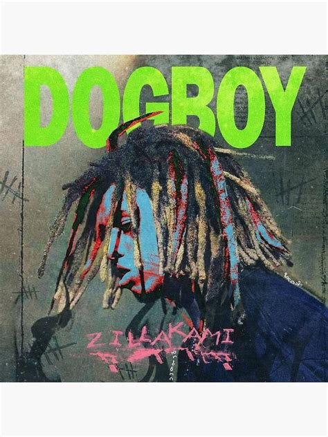 "Zillakami - Dogboy Album Cover" Sticker for Sale by IronToad | Redbubble