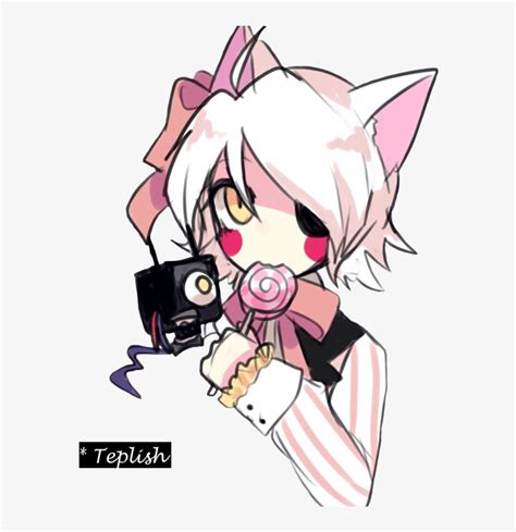 Mangle Cliparts - Fnaf Anime Human Mangle - 612x765 PNG Download - PNGkit