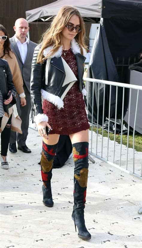 Celebrities Wearing Tall Lace-Up Boots Photos | Marie Claire