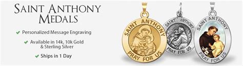 Saint Anthony Medals - Buy Patron Saint Anthony Medals Religious ...