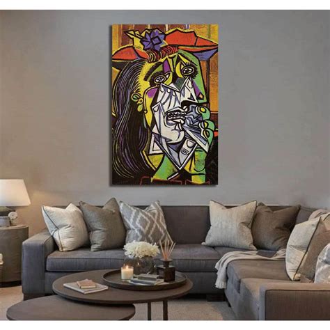 Pablo Picasso, Weeping woman - Canvas print – Zellart Canvas Prints