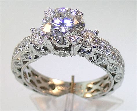 My Wedding Ring!! | Wedding rings vintage, Classic diamond engagement ring, Wedding rings engagement