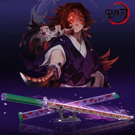 67l 789PCS Anime Demon Slayer Kokushibo Kyokoku Kamusari Sword Building Blocks Japan Katana As ...