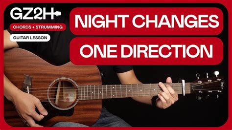 Night Changes Guitar Tutorial One Direction Guitar Lesson |Easy Chords + TAB| | Guitar ...