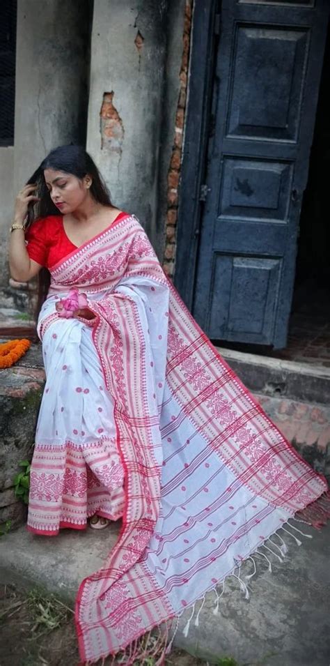 DURGA Pooja special Handloom saree at Rs 600 | Handloom Silk Sarees in Santipur | ID: 2852582700748