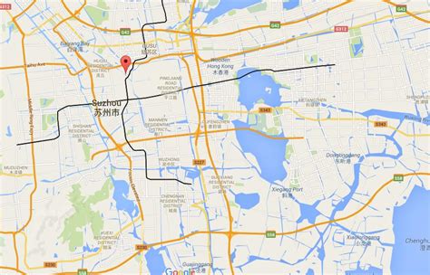 Map of Suzhou