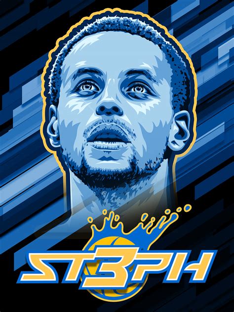 Steph Curry Vector Illustration & Logo on Behance