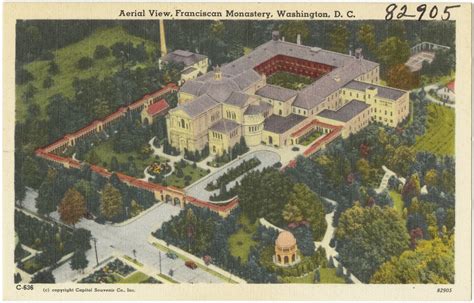 Aerial view, Franciscan Monastery, Washington, D. C. - Digital Commonwealth