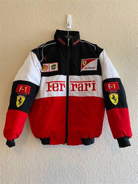 Nascar Jacket Ferrari Vintage Racing Jacket 90s Ferrari Jacket | Etsy